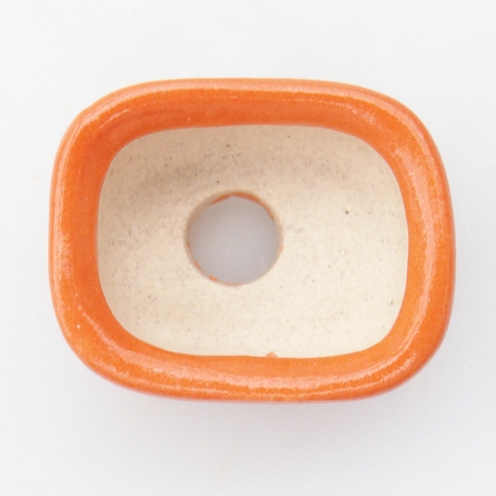 Mini bol bonsaï 2,5 x 2,5 x 1 cm, orange