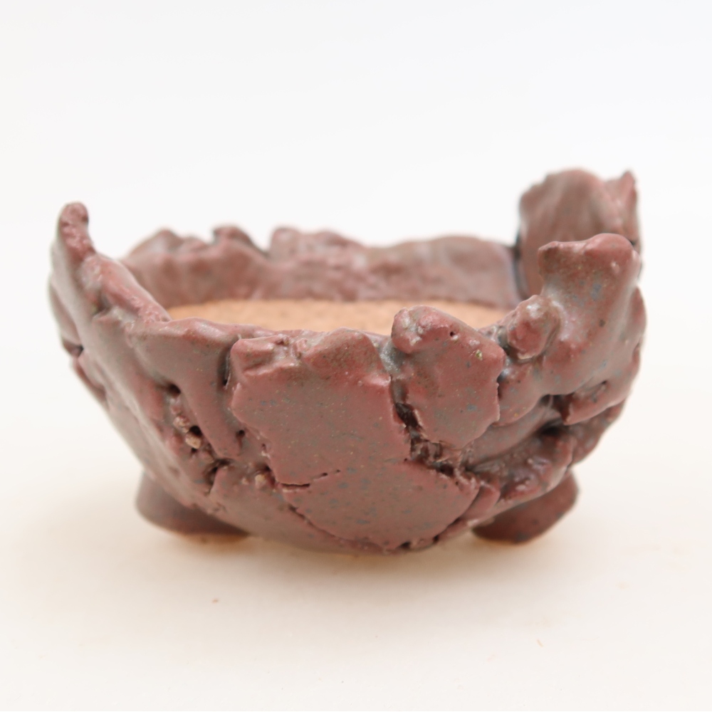 Coquille en céramique  9,5 x 9 x 5 cm, couleur rose