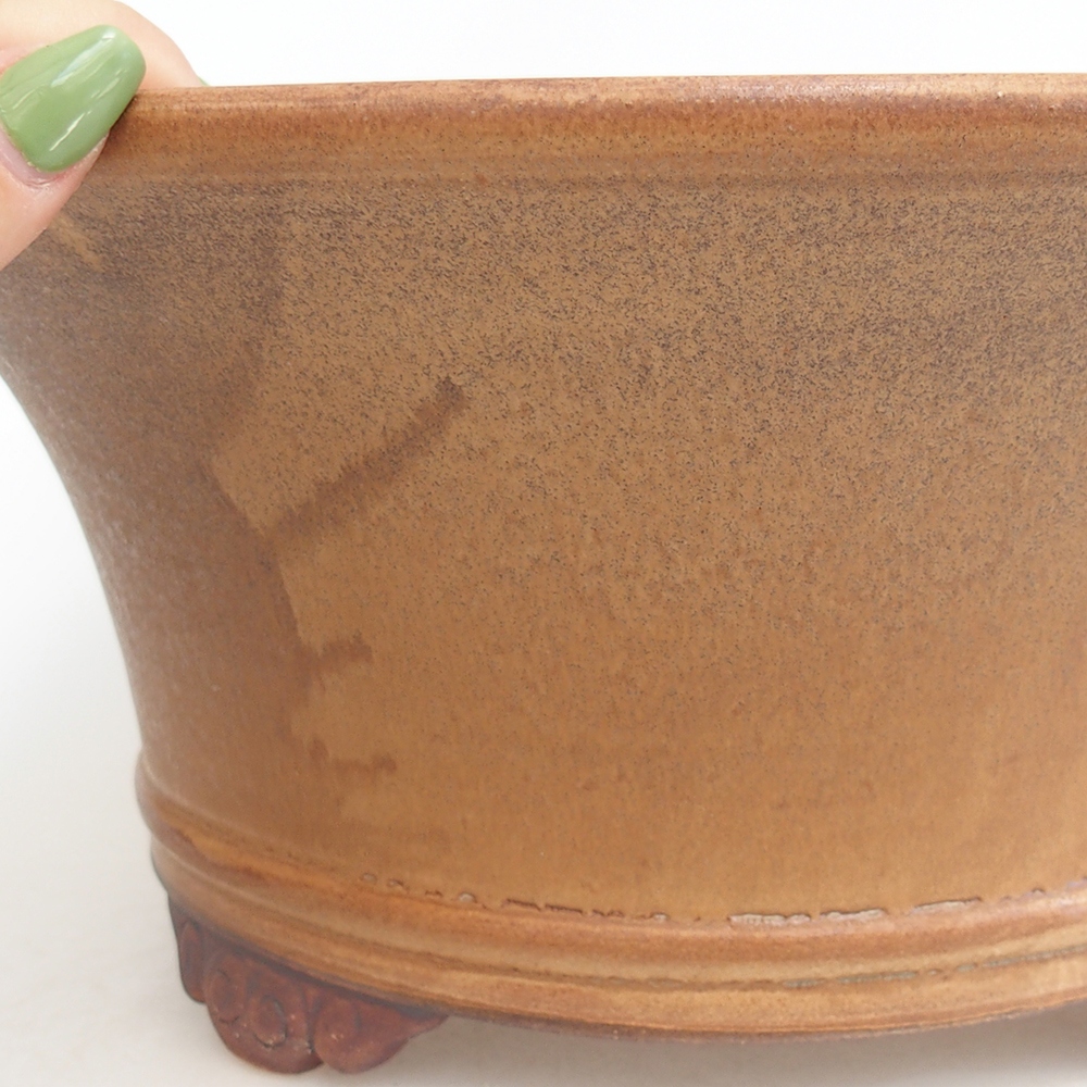 Bol à bonsaï en céramique 32 x 32 x 14 cm, rose