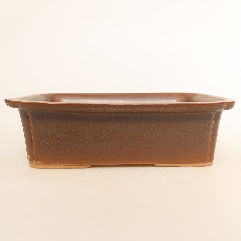 Bol en céramique  20 x 15,5 x 5,5 cm, couleur marron