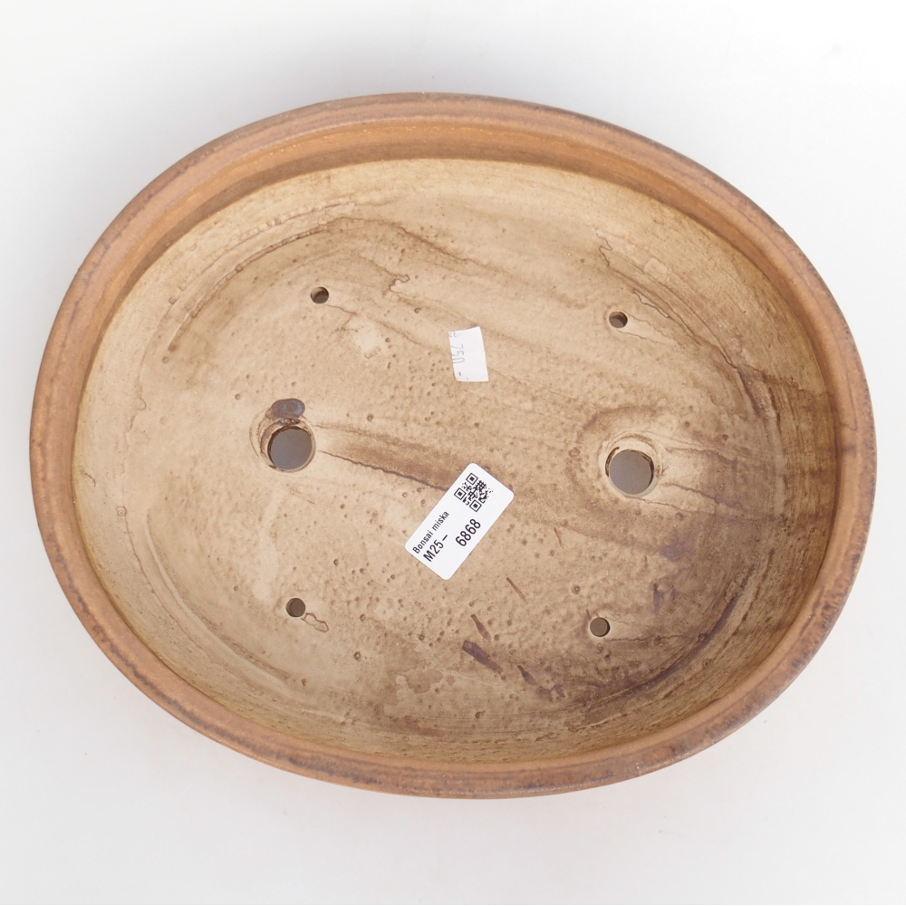 Bol à bonsaï en céramique 28 x 24 x 6 cm, rose