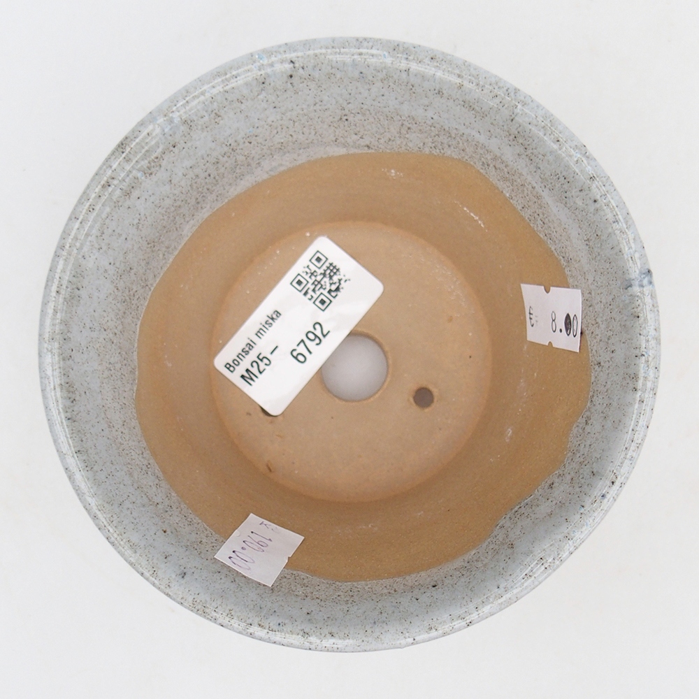 Bol à bonsaï en céramique 11 x 11 x 7 cm, gris
