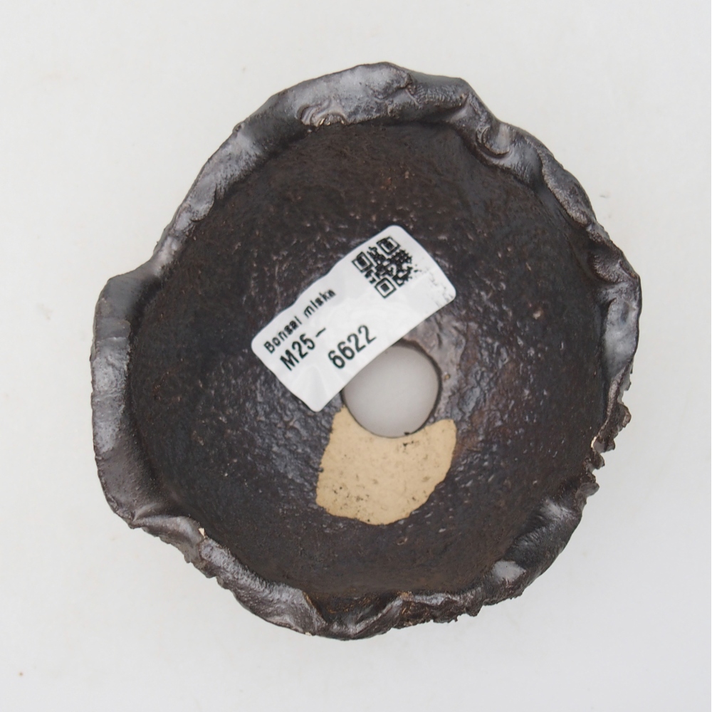 Coquille en céramique 9 x 9 x 6 cm , couleur noire