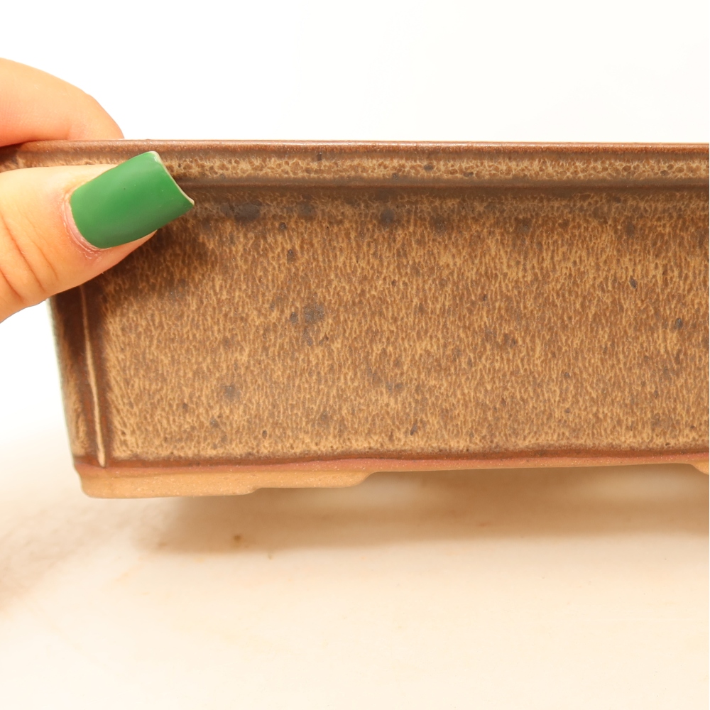 Bol en céramique  20 x 15,5 x 5,5 cm, couleur marron
