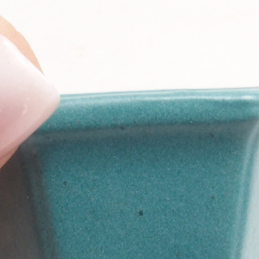 Bol à bonsaï en céramique 6,5 x 5,5 x 4 cm, couleur bleu