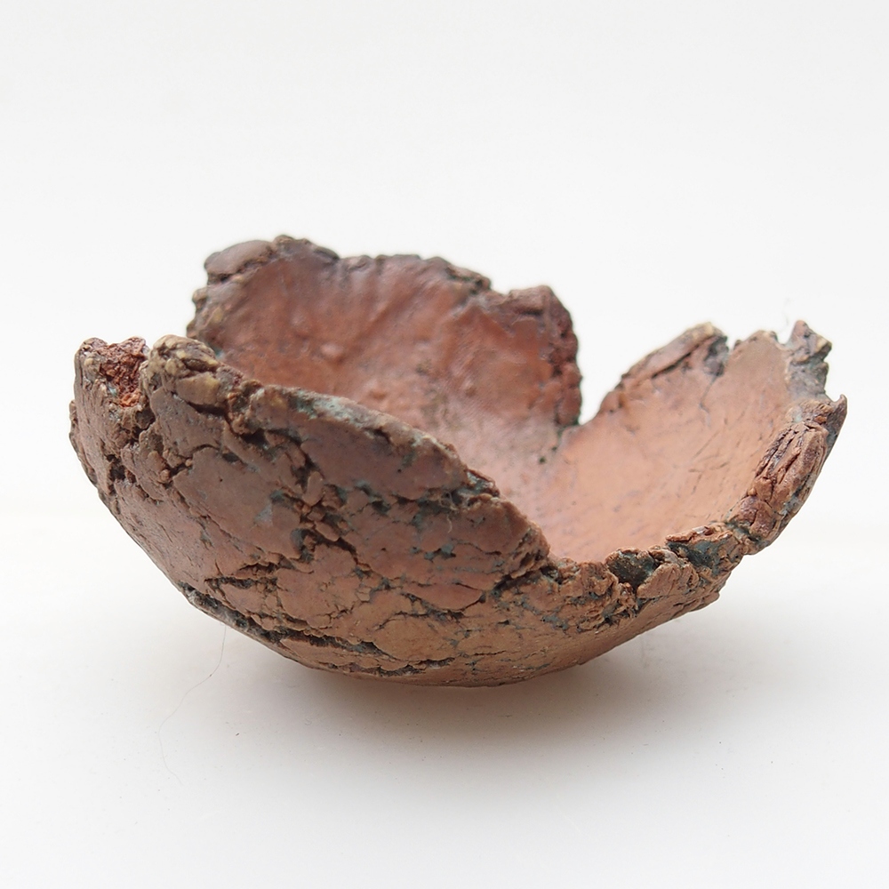 Coquille en céramique 7,5 x 7 x 4 cm , couleur verte