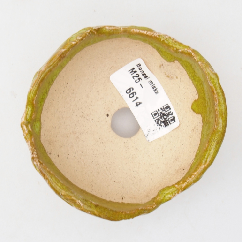 Coquille en céramique 9 x 8,5 x 5,5 cm , couleur verte