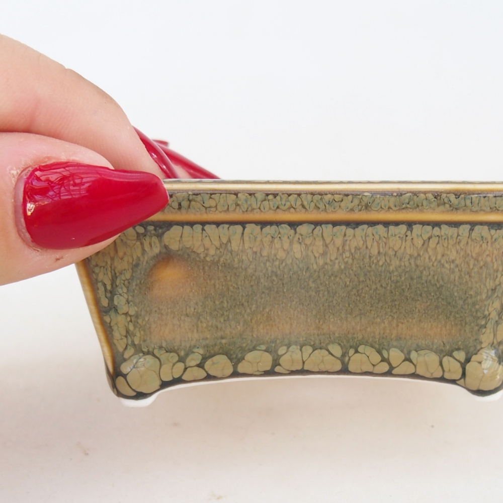 Mini bol bonsaï 7,5 x 6 x 3 cm, vert