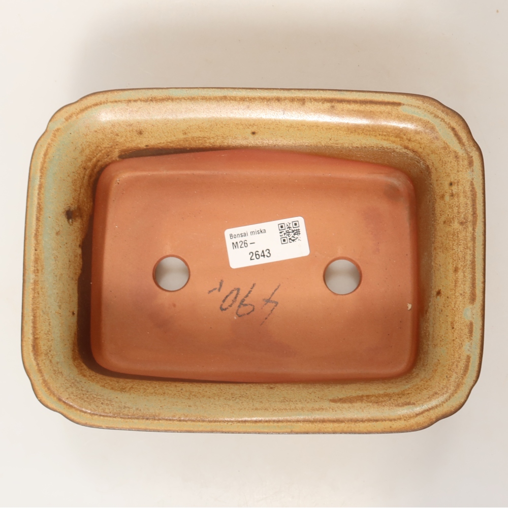 Bol en céramique  20 x 15,5 x 6 cm , couleur marron