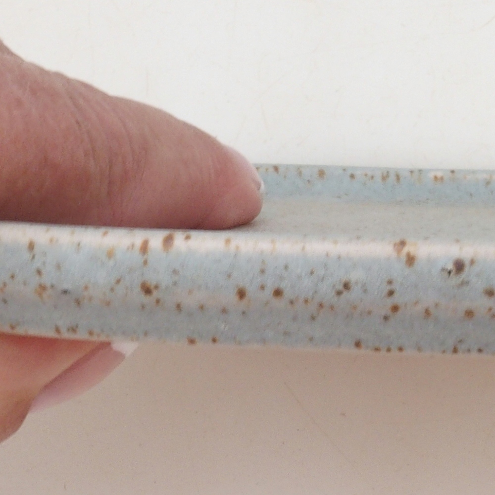 Bol en céramique H32 - 13 x 11 x 1 cm - beige