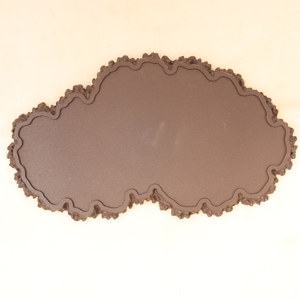 Socle en plastique pour bonsaï 33 x 19 x 1,5 cm, couleur marron