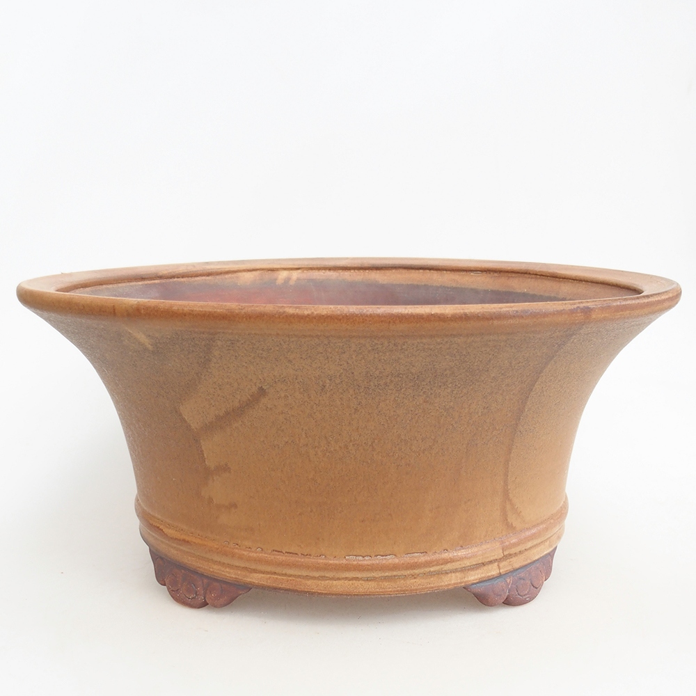 Bol à bonsaï en céramique 32 x 32 x 14 cm, rose