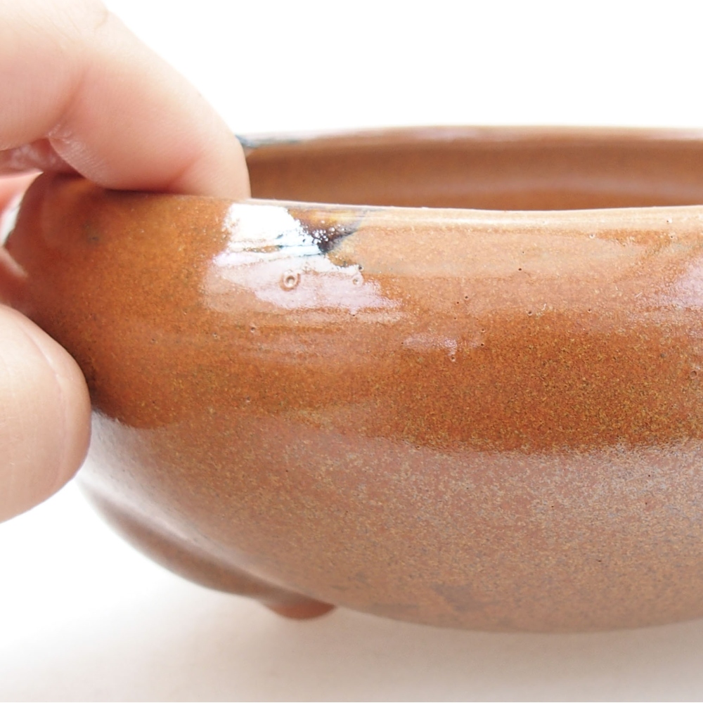 Bol à bonsaï en céramique 22 x 17 x 5 cm, vert