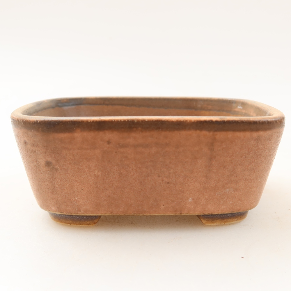 Bol à bonsaï en céramique 10 x 8,5 x 4 cm, rose