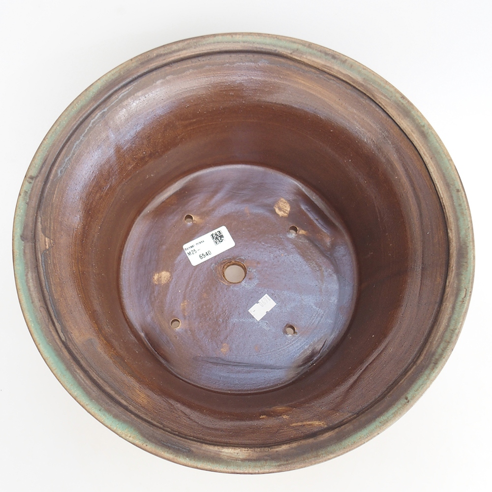 Bol à bonsaï en céramique 32 x 32 x 14 cm, vert