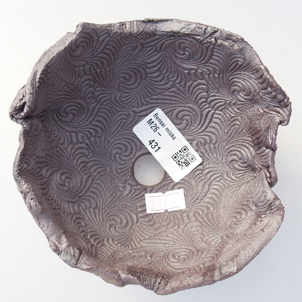 Coquille en céramique 13,5 x 13 x 7 cm , couleur métallique