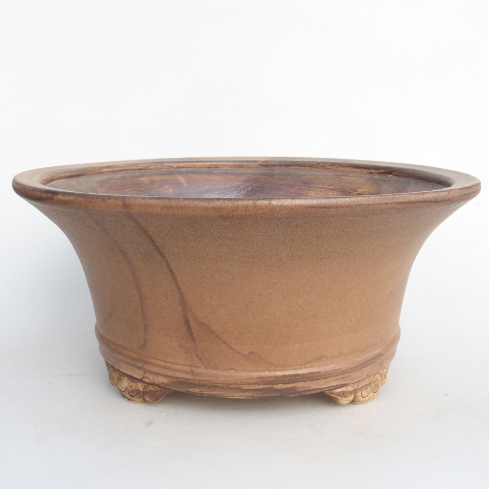 Bol à bonsaï en céramique 31,5 x 31,5 x 14 cm, rose