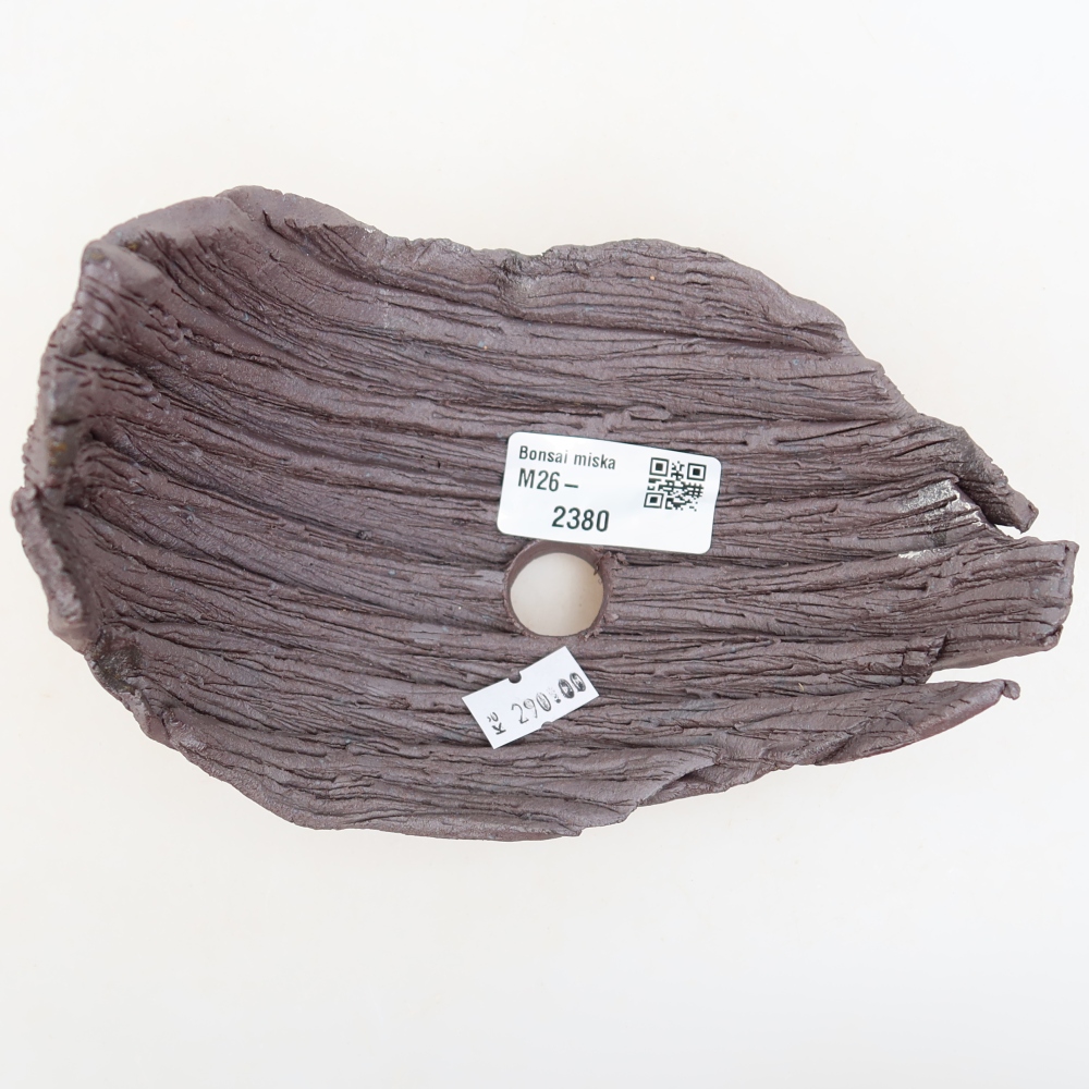 Coquille en céramique  14,5 x 11 x 12,5 cm, couleur marron