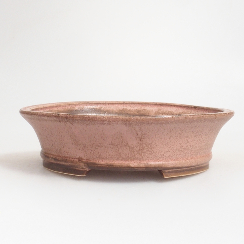 Bol à bonsaï en céramique 10 x 8,5 x 4 cm, brun