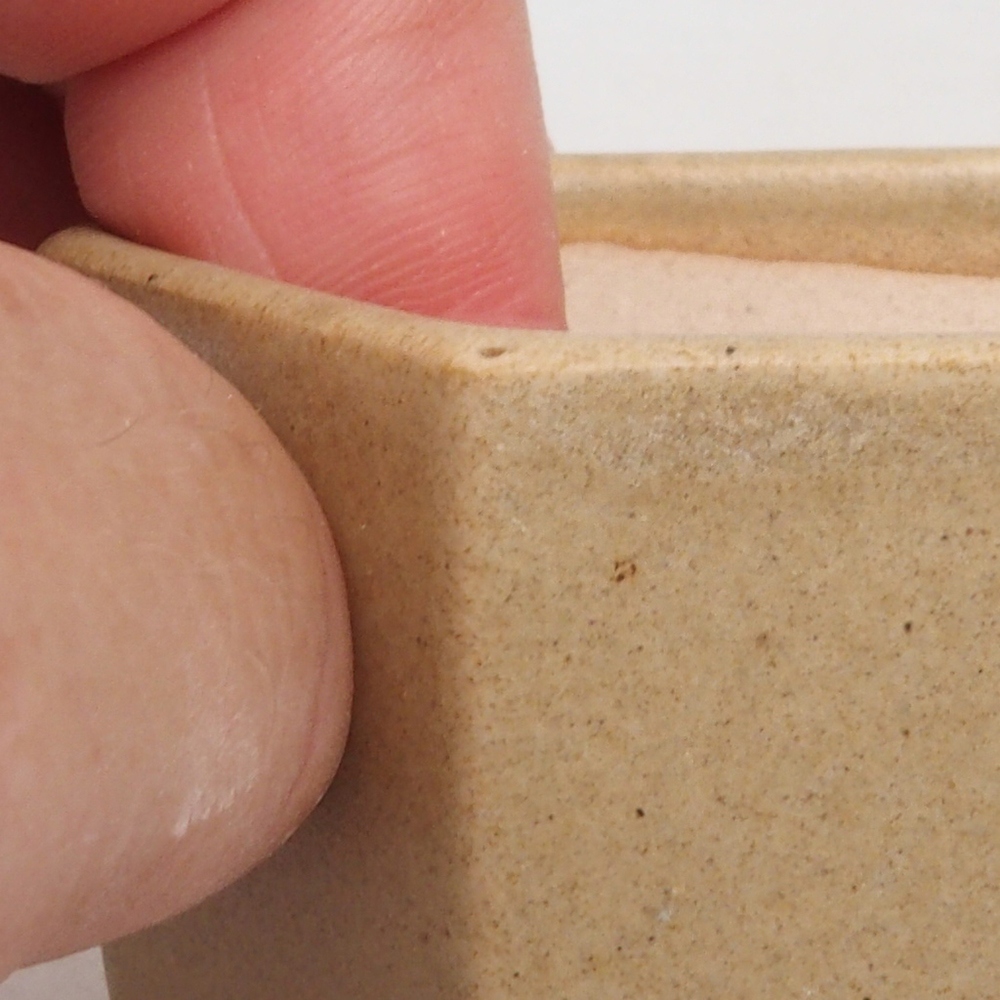 Mini bol bonsaï 7 x 5,5 x 4,5 cm, brun