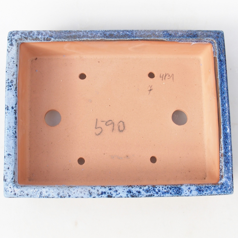 Bol 22 x 17 x 5,5 cm bleu-blanc