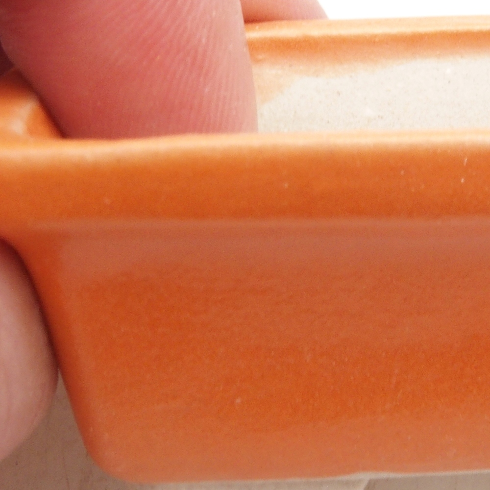 Mini bol bonsaï 6 x 4 x 2,5 cm, orange