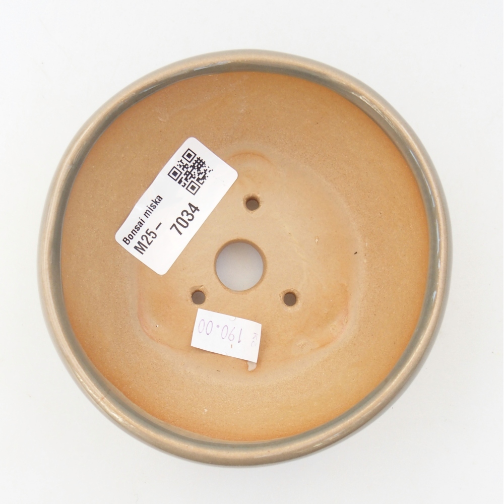 Bol à bonsaï en céramique 10 x 10 x 5 cm, gris