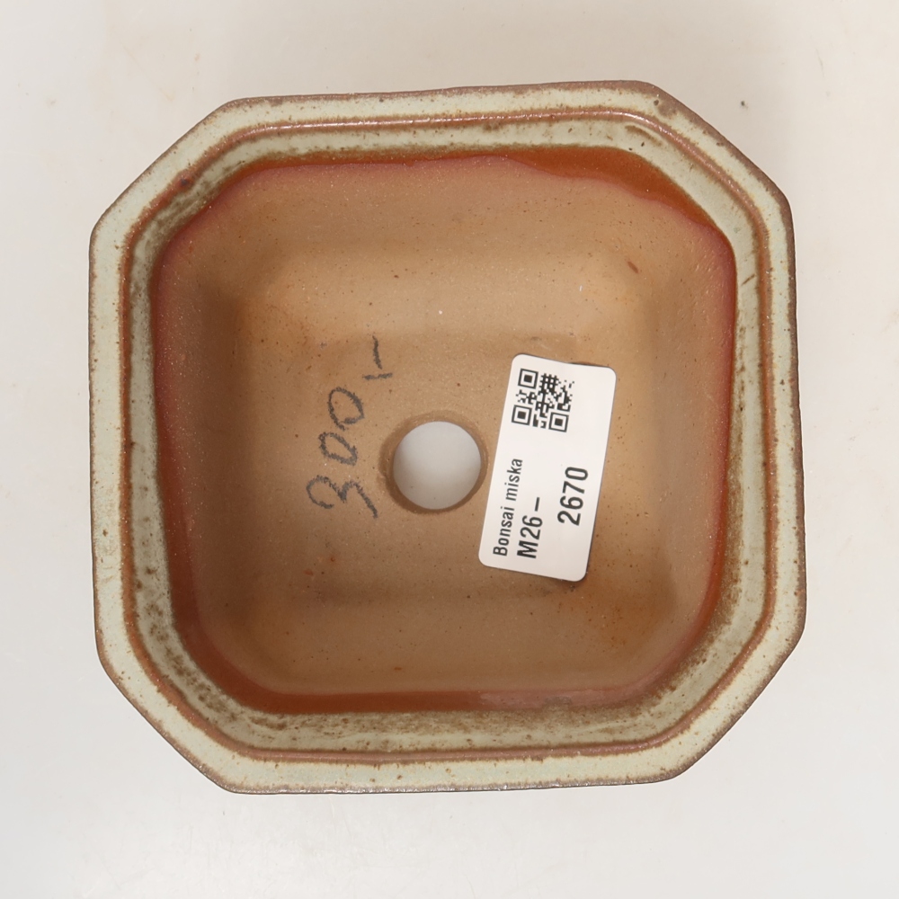 Coquille en céramique  11 x 11 x 6,5 cm, couleur beige