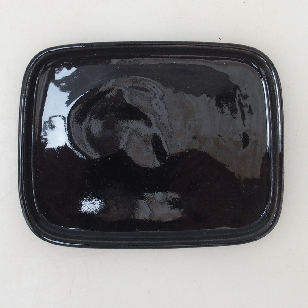 Soucoupe Bonsaï rectangle 12,5 x 10 x 1 cm