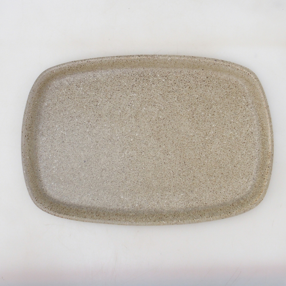 Bol bonsaï + soucoupe H09 - 30 x 23 x 7,5 cm - beige