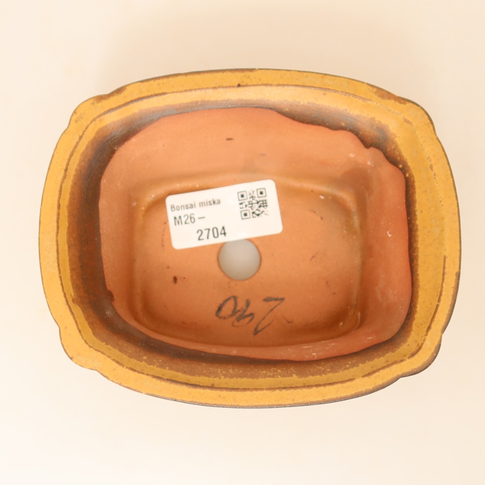 Bol en céramique  13 x 10,5 x 5,5 cm, couleur jaune