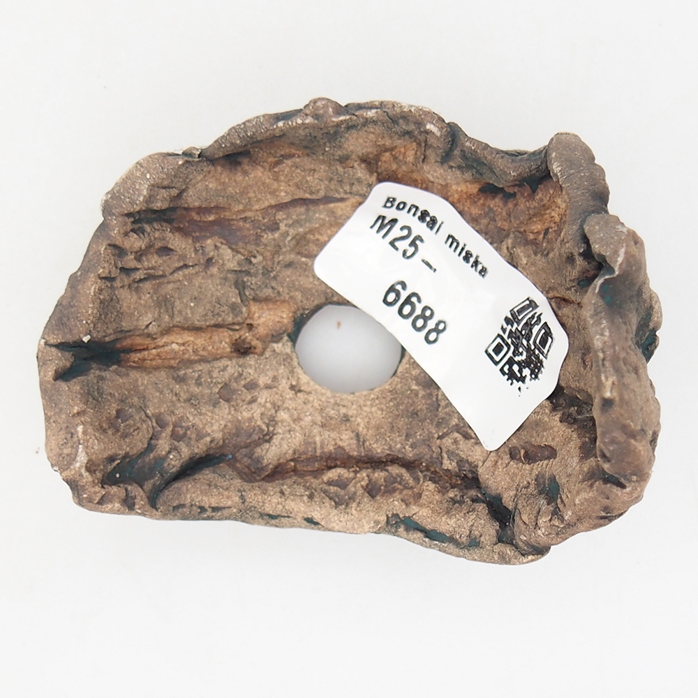 Coquille en céramique 6,5 x 5,5 x 6 cm , couleur verte