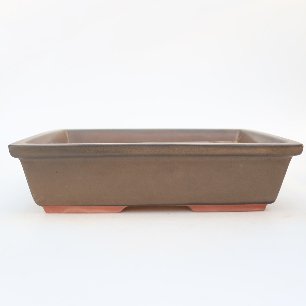 Bol en céramique  25,5 x 19 x 6,5 cm, couleur marron