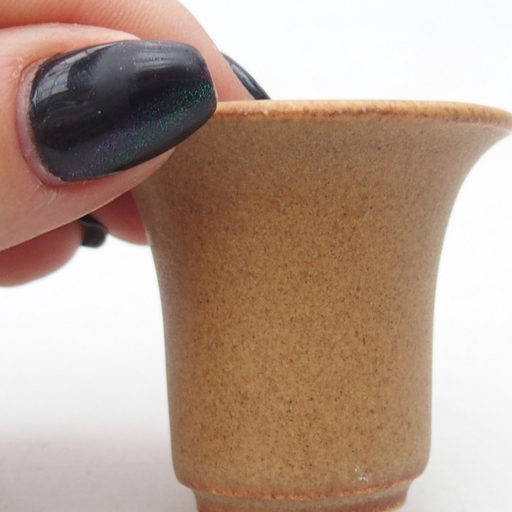 Mini bol bonsaï 4,5 x 4,5 x 4 cm, brun