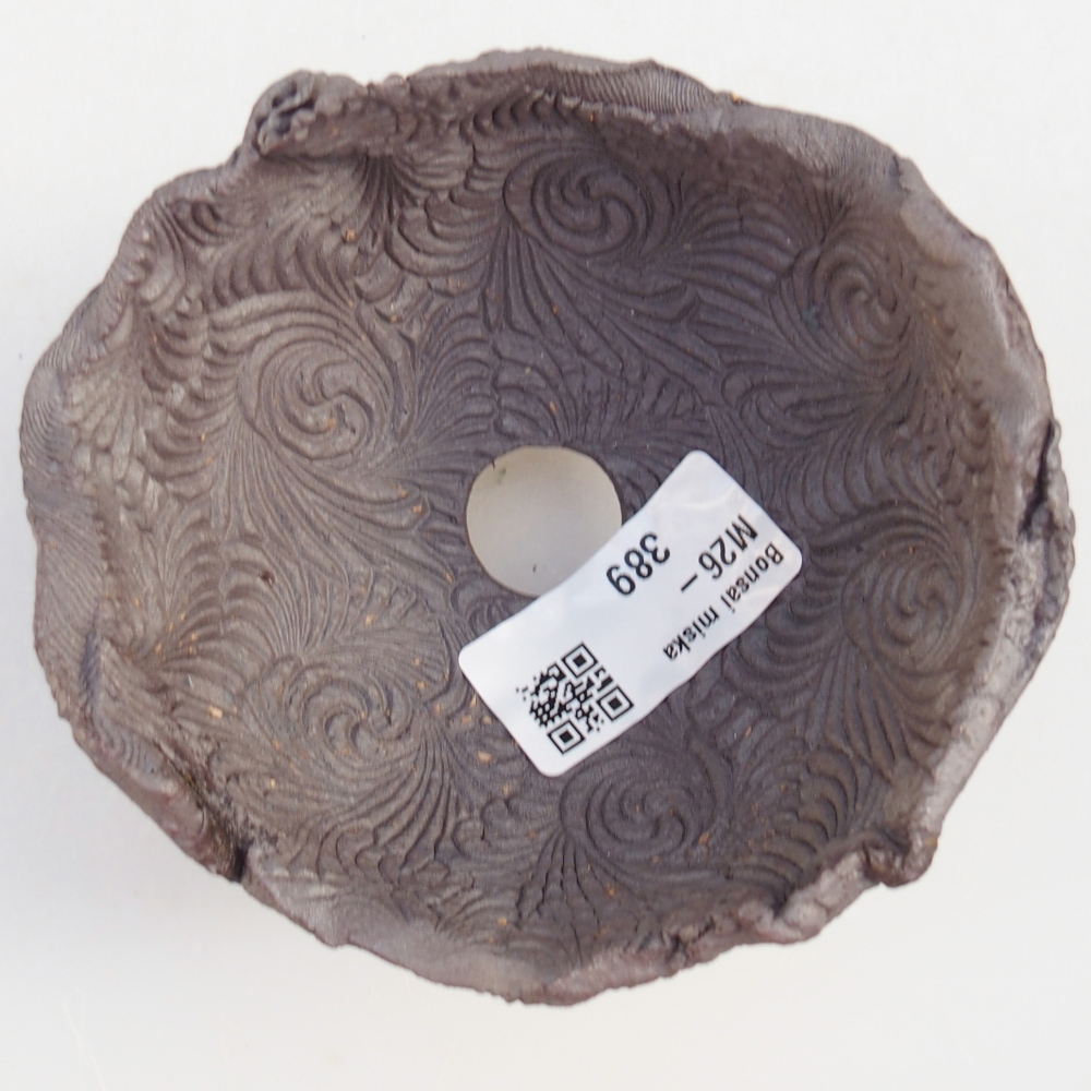 Coquille en céramique 10 x 9 x 7 cm , couleur métallique