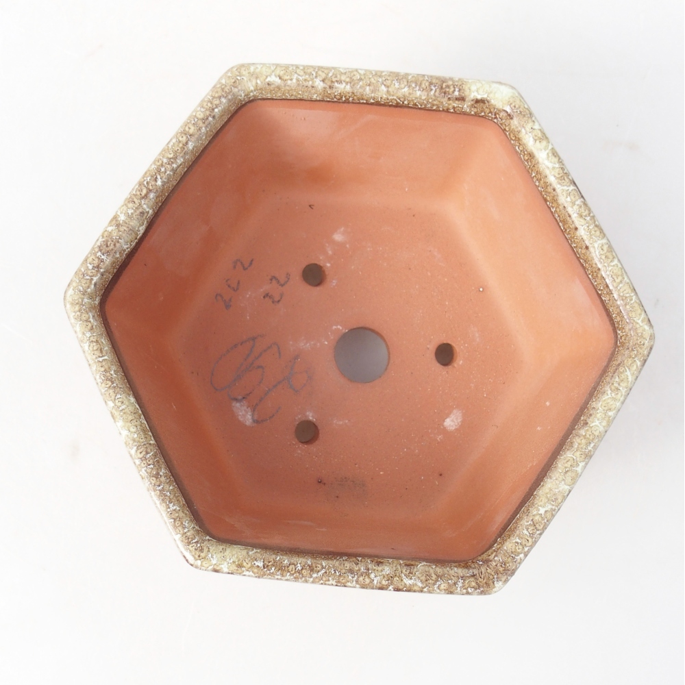 Bol 15,5 x 14 x 6,5 cm couleur brun bordeaux