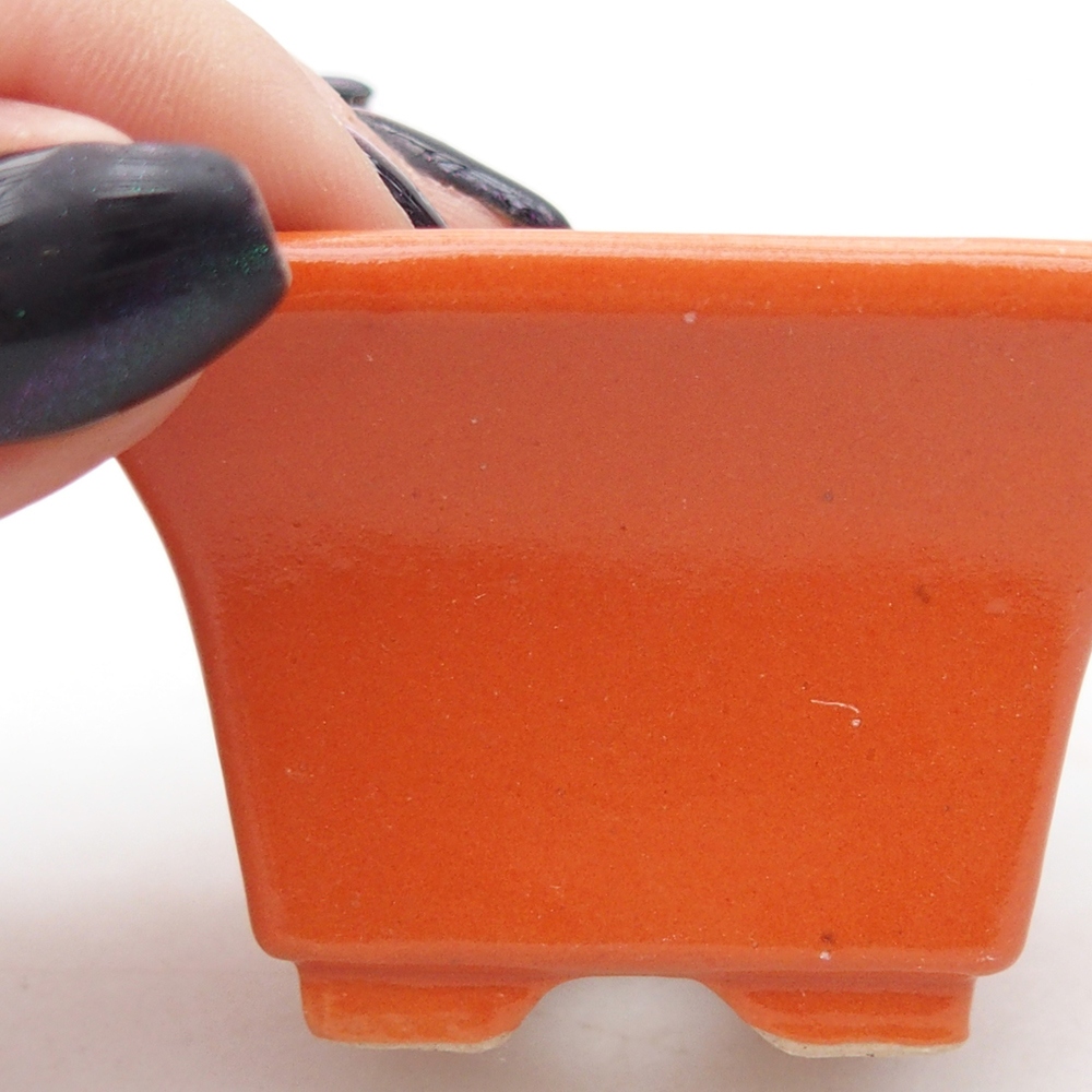 Mini bol bonsaï 5,5 x 5,5 x 3 cm, orange