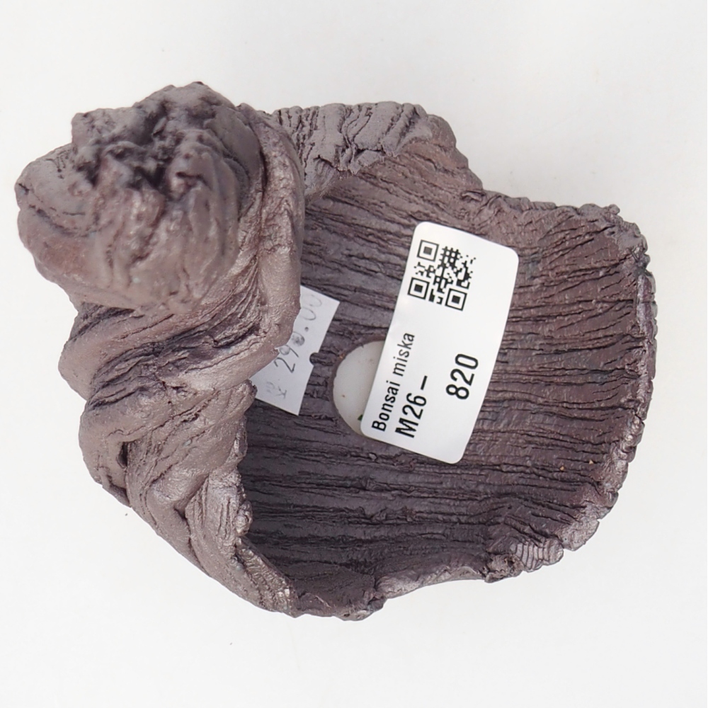 Coquille en céramique 8,5 x 8 x 14,5 cm , couleur métallique