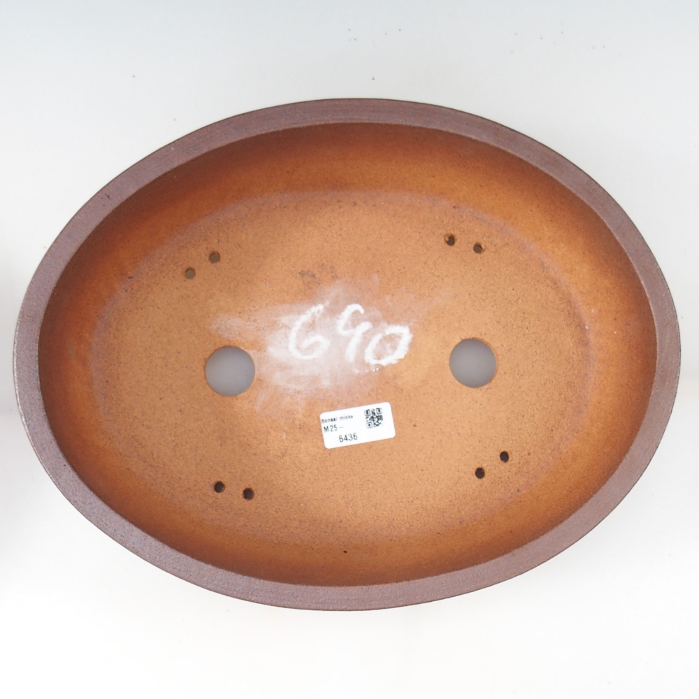 Bol pour bonsaï 34 x 26 x 8 cm , couleur marron