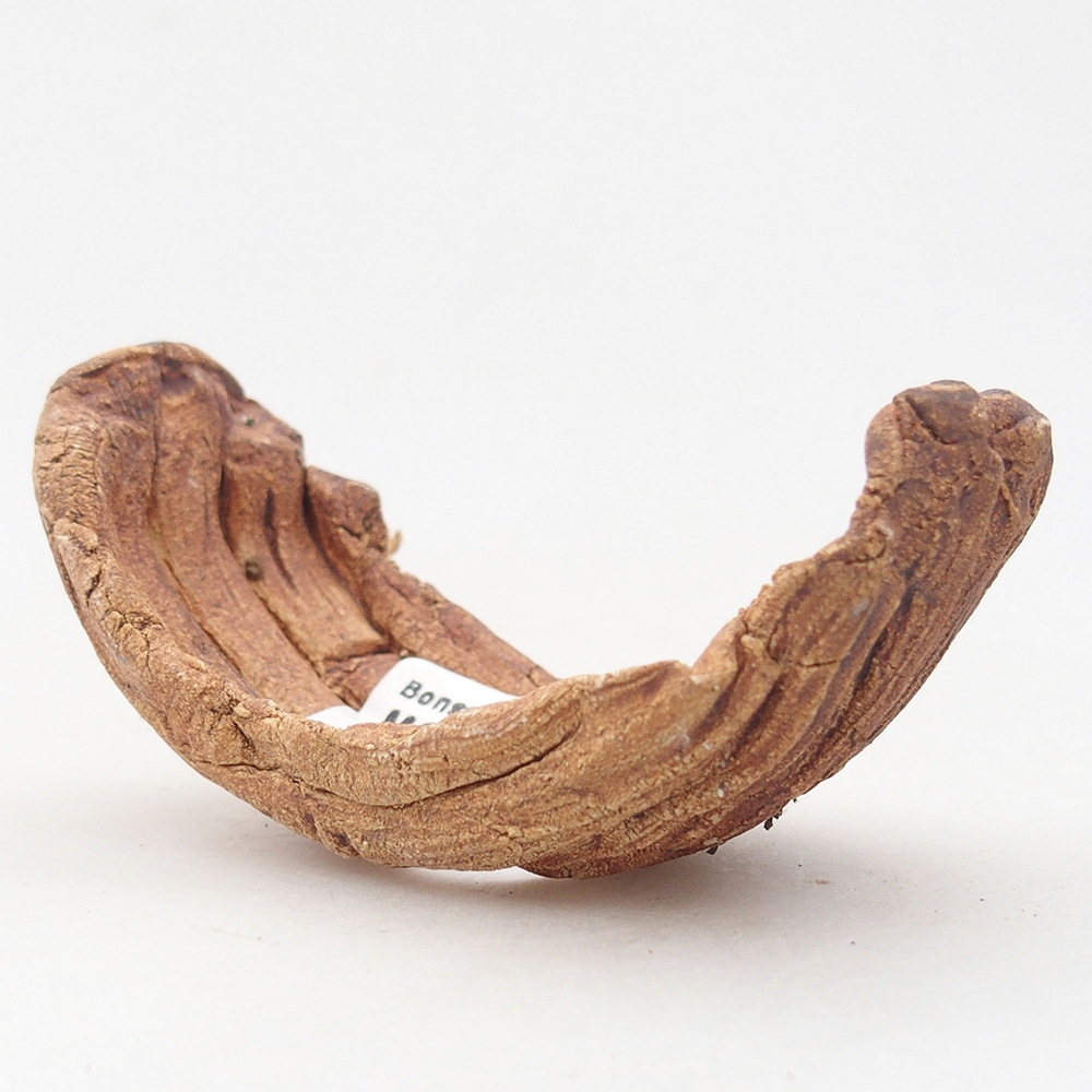 Coquille en céramique 9 x 4,5 x 4,5 cm , couleur marron