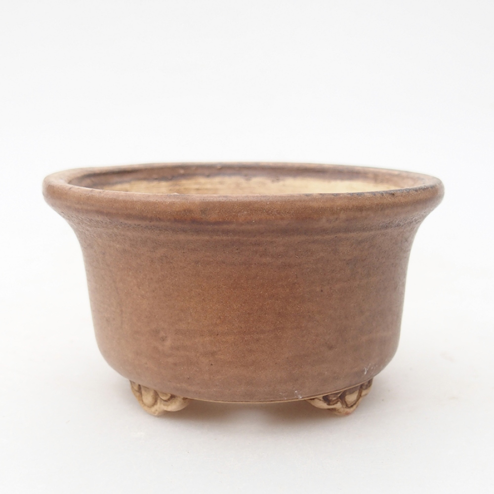 Bol à bonsaï en céramique 9 x 9 x 3,5 cm, rose