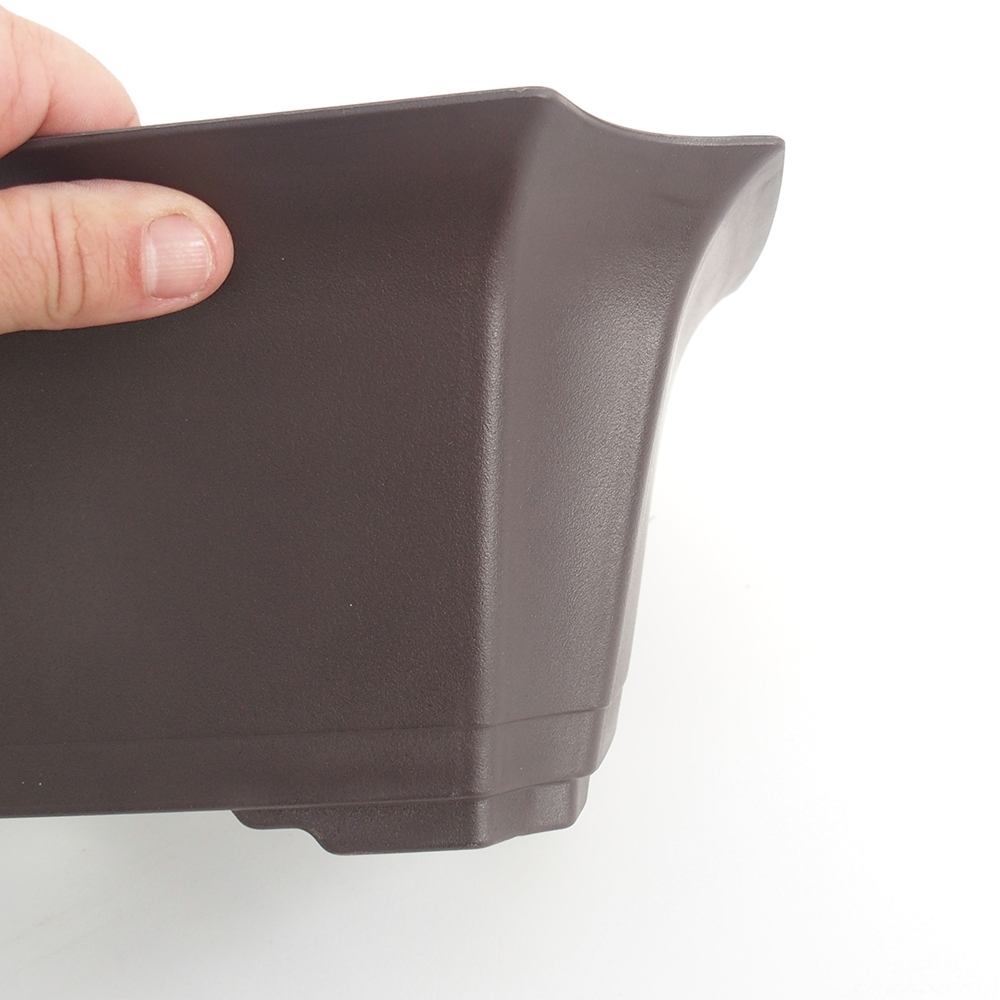 Bol en plastique MP-21 - 32,5 x 23 x 13 cm brun