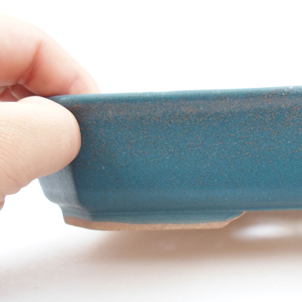 Bol à bonsaï en céramique 22 x 17 x 5 cm, vert