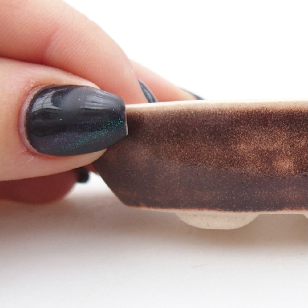 Mini bol bonsaï 7 x 3,5 x 2 cm, brun