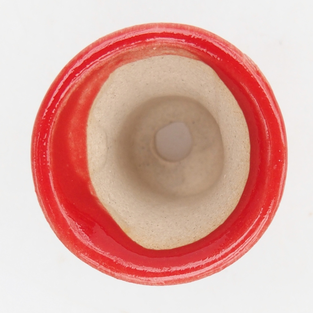 Mini bol bonsaï 3 x 3 x 3,5 cm, couleur rouge