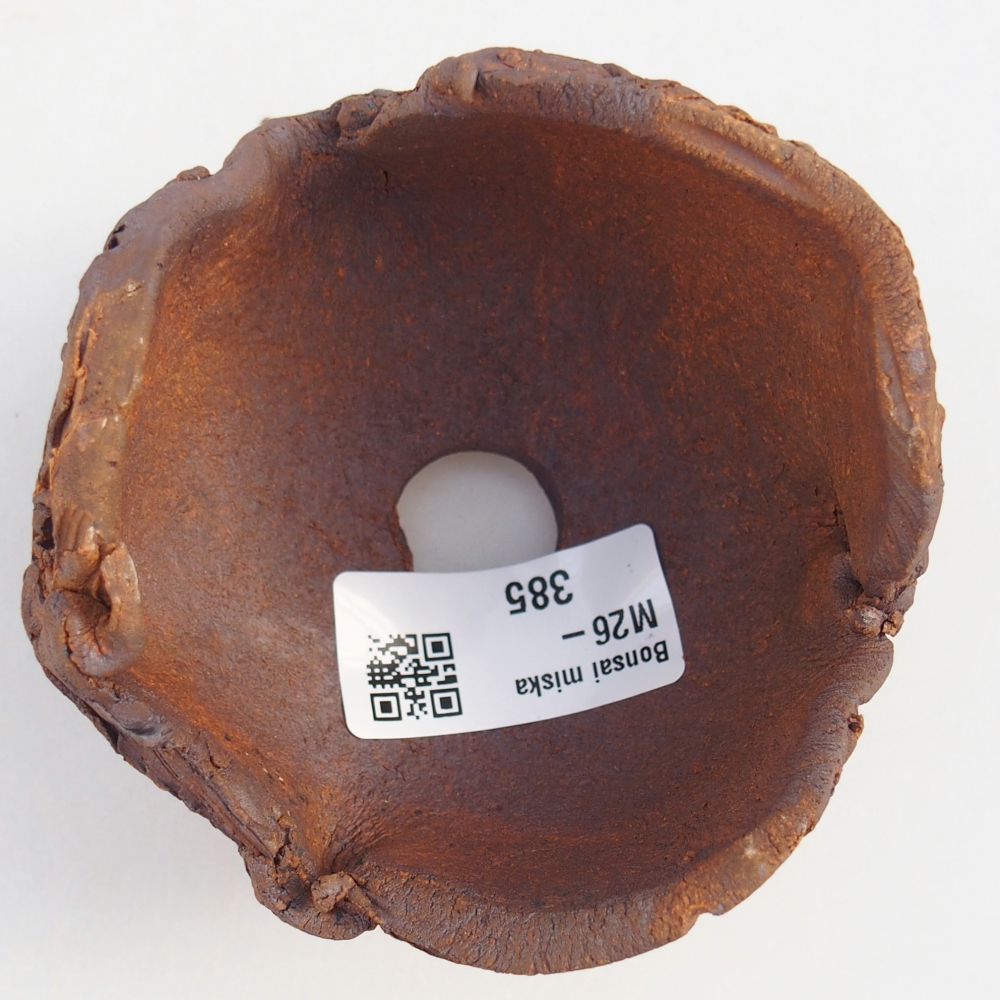 Coquille en céramique 8,5 x 8,5 x 6,5 cm , couleur marron