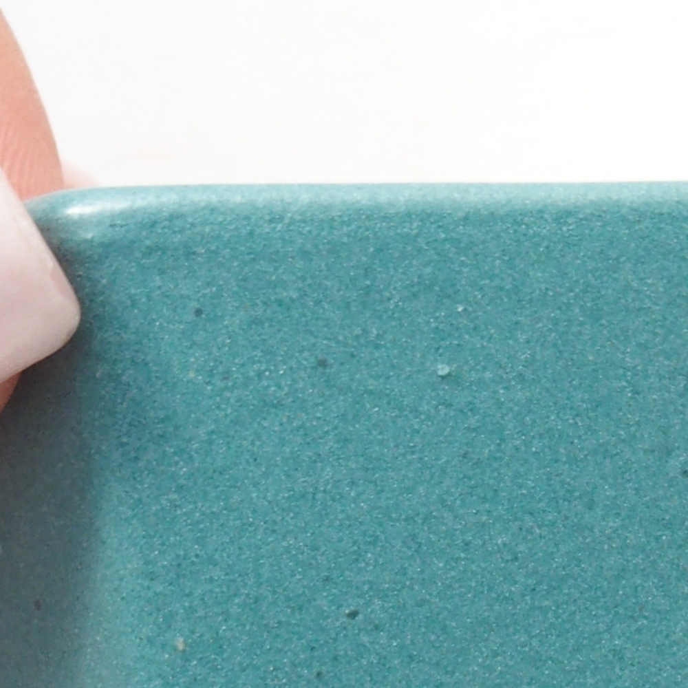 Bol à bonsaï en céramique 6,5 x 5,5 x 4 cm, couleur bleu