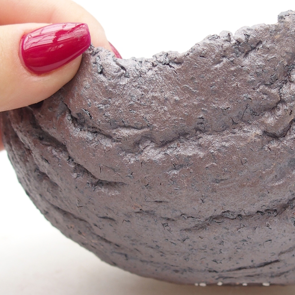 Coque en céramique 14 x 13 x 13 cm , couleur métallique