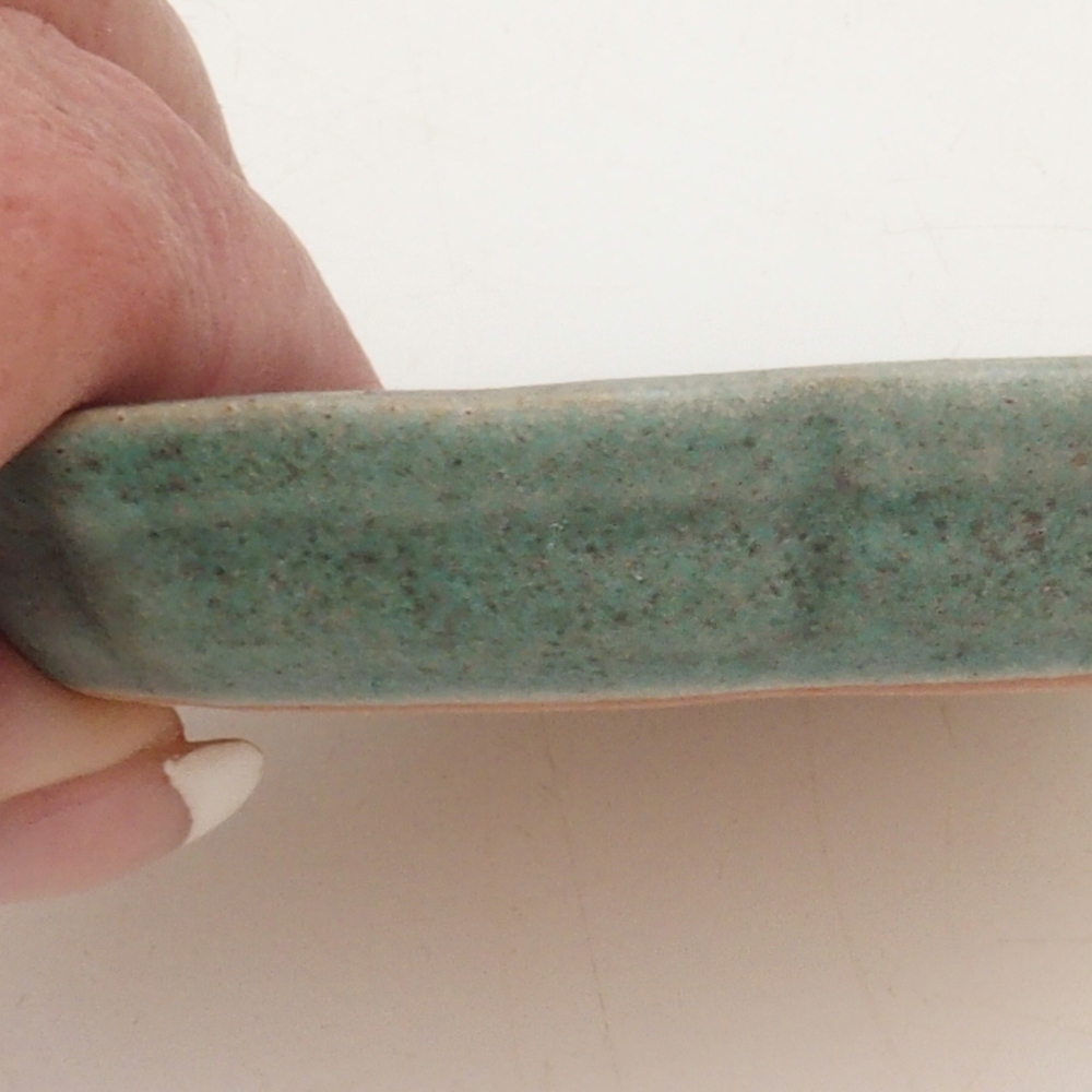 Soucoupe en céramique H95 - 8 x 8 x 1 cm - vert