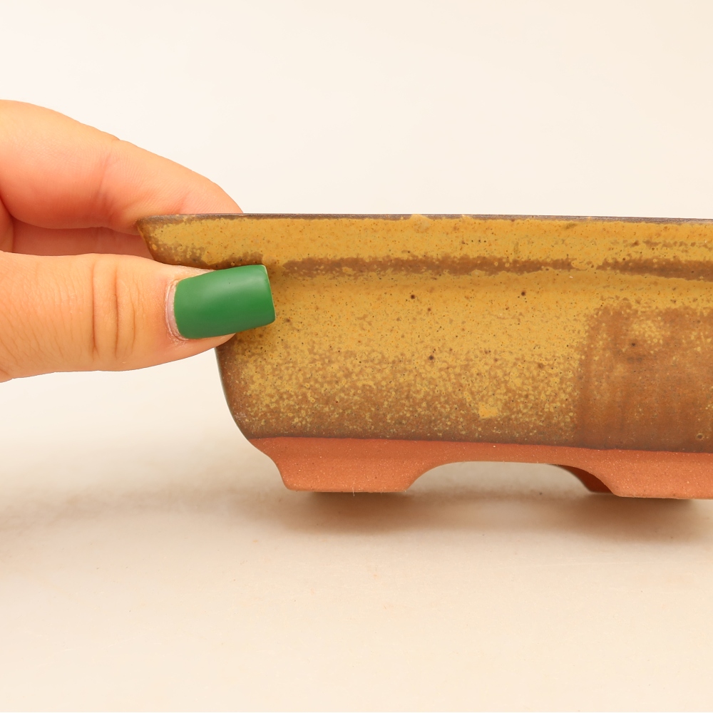 Bol en céramique  14,5 x 10 x 5 cm , couleur jaune